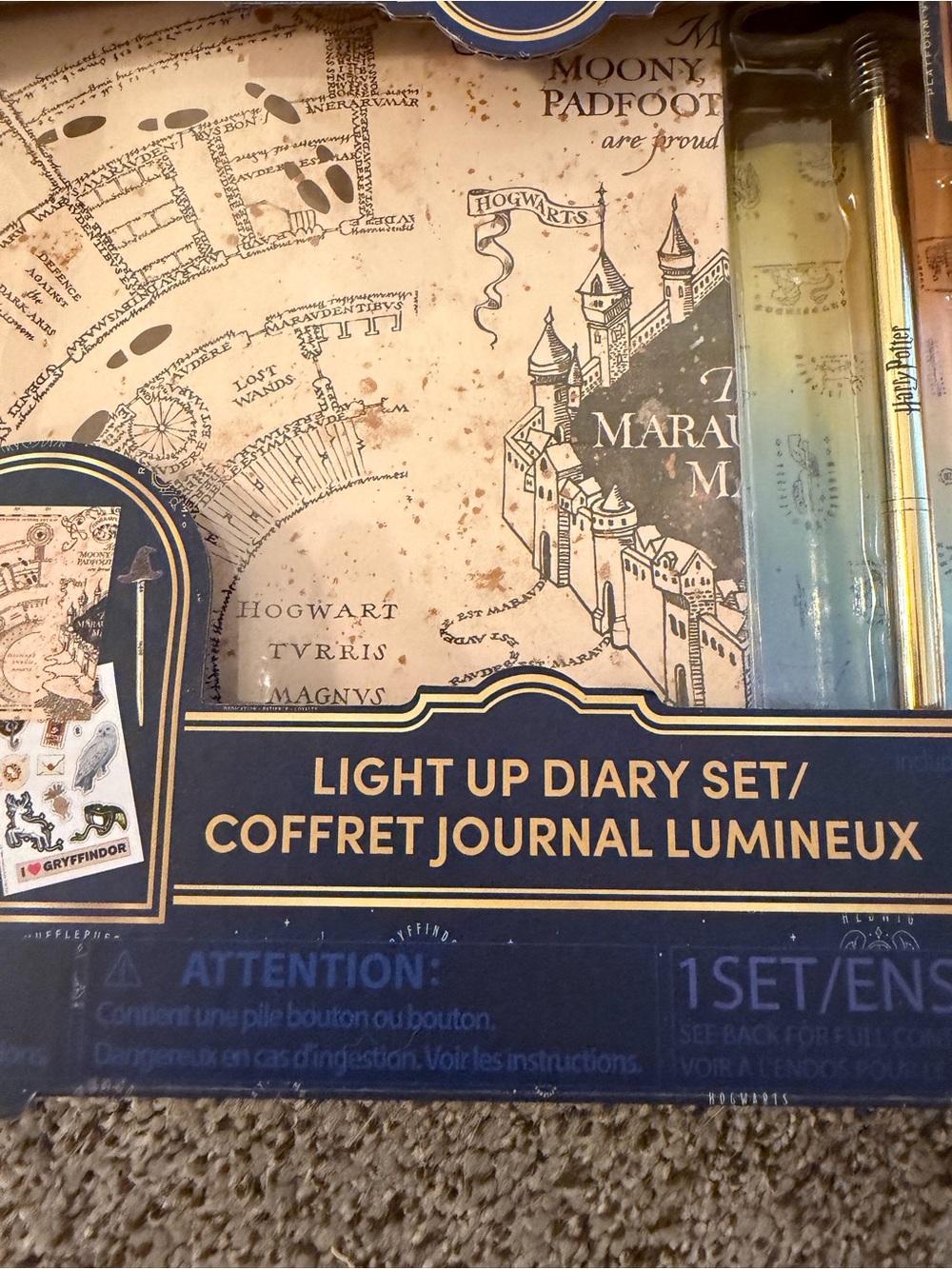 Harry Potter Light Up Diary Set NIB! - Picture 10 of 16